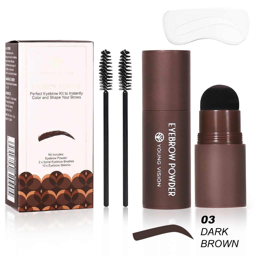 BrowNova™ Eyebrow Stamp Kit — Perfect Brows in 3 Seconds